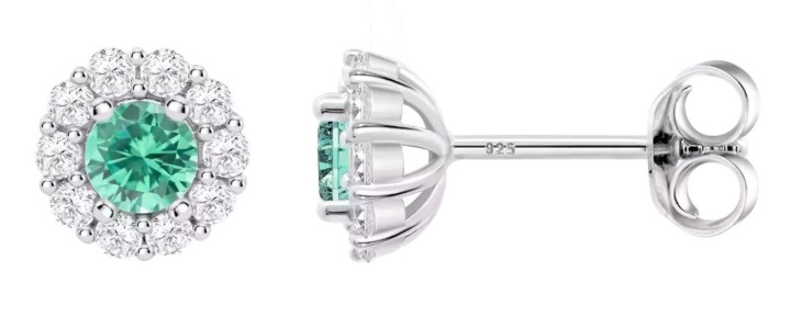 Obrázek Náušnice Lotus Silver Fantasy