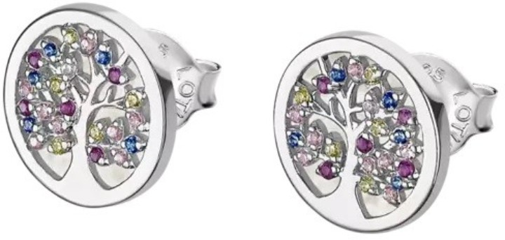 Obrázek Náušnice Lotus Silver Tree of Life