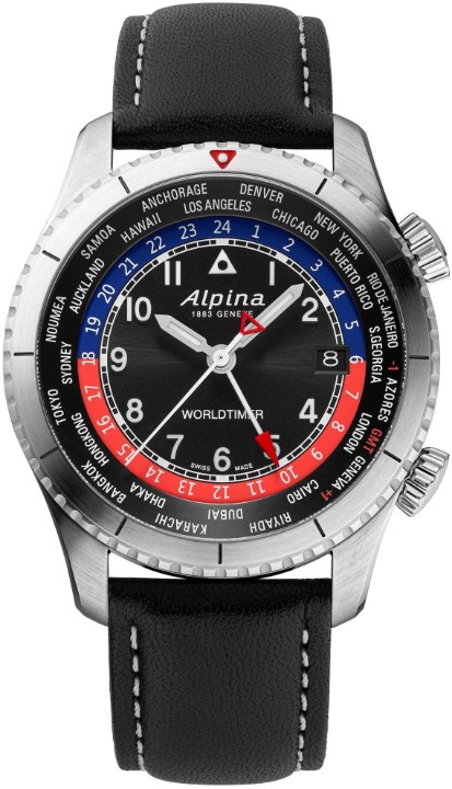Obrázek Alpina Startimer Pilot Quartz Worldtimer