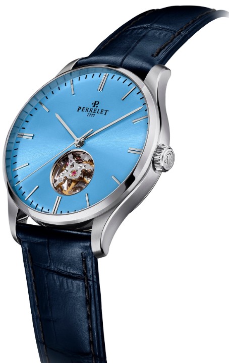 Obrázek Perrelet Weekend Open Heart Ice Blue
