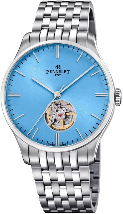 Obrázek Perrelet Weekend Open Heart Ice Blue