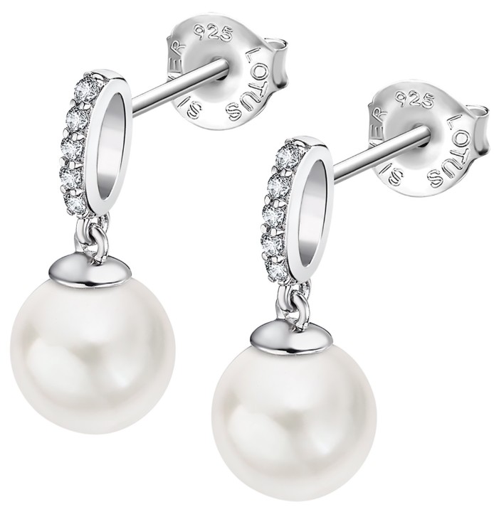 Obrázek Náušnice Lotus Silver Pearls