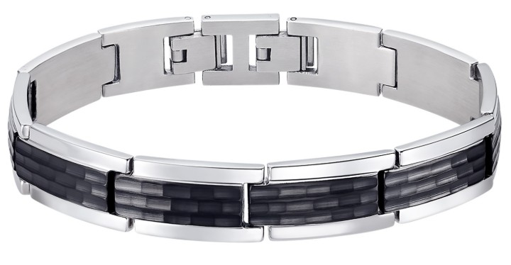 Obrázek Pánský náramek Lotus Style Men In Black